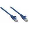 Intellinet tīkla vads, Cat6, 7,5 m, zils, CCA, U/UTP, PVC, RJ45, apzeltīti kontakti, bez aizķeršanās, ar aizsargvāciņu, mūža garantija