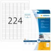 HERMA A4 tintas printera etiķetes 25,4x8,5 mm balts matēts papīrs 5600 gab.