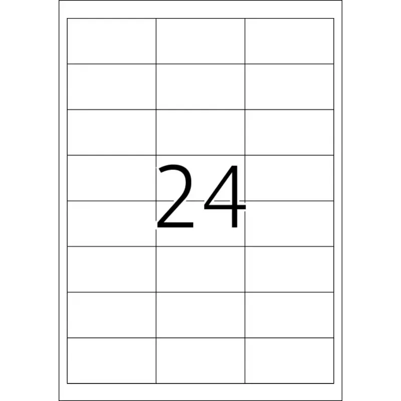 Pašlīmējošās printera uzlīmes HERMA Labels Premium A4 66x33,8 mm