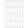 Daudzfunkciju etiķetes HERMA 13x40 mm balts papīrs matēts rokrakstam