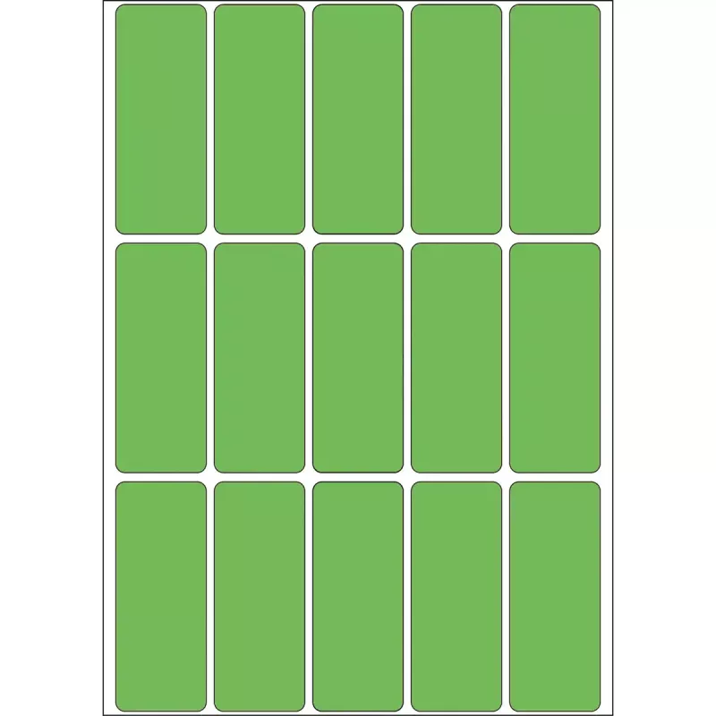 Daudzfunkciju etiķetes HERMA 20x50 mm zaļa matēta papīra rokrakstam 480 gab.