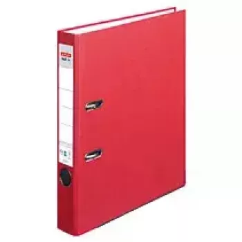 Mape ar gredzeniem Herlitz 10841641 A4 sarkana