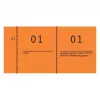 Biļetes Avery 869-10-1 100 gab. Oranžas