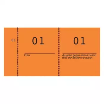 Biļetes Avery 869-10-1 100 gab. Oranžas
