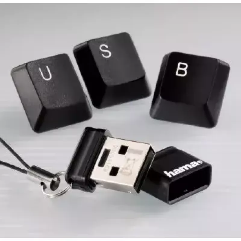 Hama Smartly 32GB USB zibatmiņa USB Type-A 2.0 Melna
