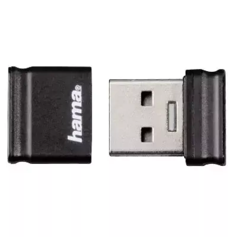 Hama Smartly 64GB USB 2.0 zibatmiņa USB Type-A Melna