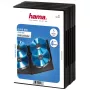 Hama DVD Quad Box, melna, 5 iepakojumā, 4 diskiem