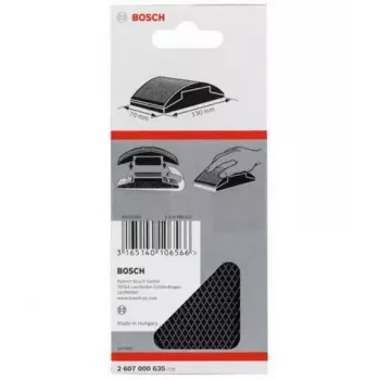Slīpēšanas bloks Bosch 2 607 000 635 Melna Gumija 70x130mm