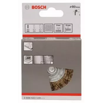 Stiepļu sukas disks Bosch 2 608 622 130 8 cm diametrs 8 mm kāts