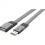 USB kabelis Renkforce RF-4096101 3 m USB 2.0 Melns