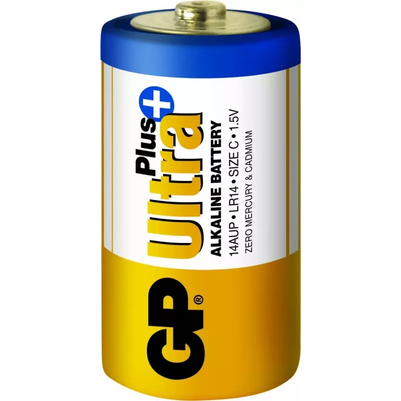 GP Ultra Plus Alkaline C vienreizējās lietošanas baterijas, 2 gab.
