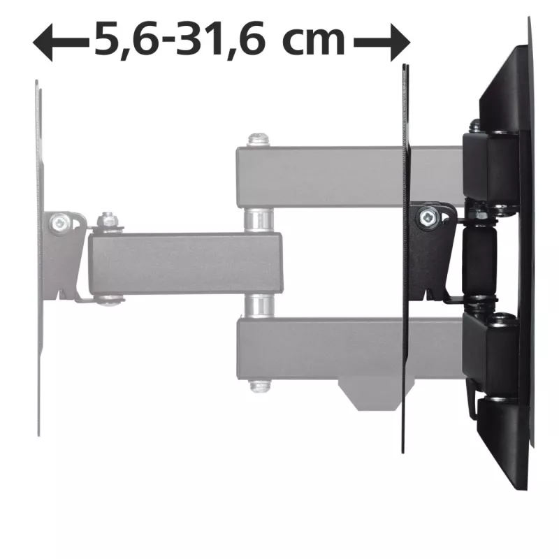 Hama 00118101 TV sienas kronšteins 121.9 cm (48 collas) Melns
