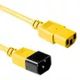 Strāvas vads C13-C14 ACT Powercord 3m dzeltens