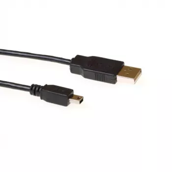 ACT USB 2.0 A vīrišķais - Mini USB B5 vīrišķais 5,00 m SB2415