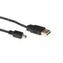 USB kabelis ACT USB 2.0 A vīrietis - USB mini B vīrietis 1,80 m