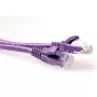 ACT Purple 7 metru U/UTP CAT6A patch vads ar RJ45 savienotājiem, bez aizķeršanās