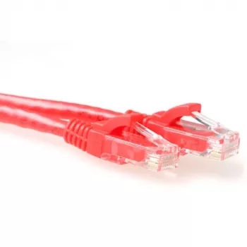 ACT Red 20 m U/UTP CAT6A patch vads ar RJ45 savienotājiem, bezķēdes