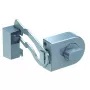 Aizbīdnis Olympia RS 50R, nerūsējošais tērauds, augstums 27 mm, dziļums 128 mm, svars 1.04 kg