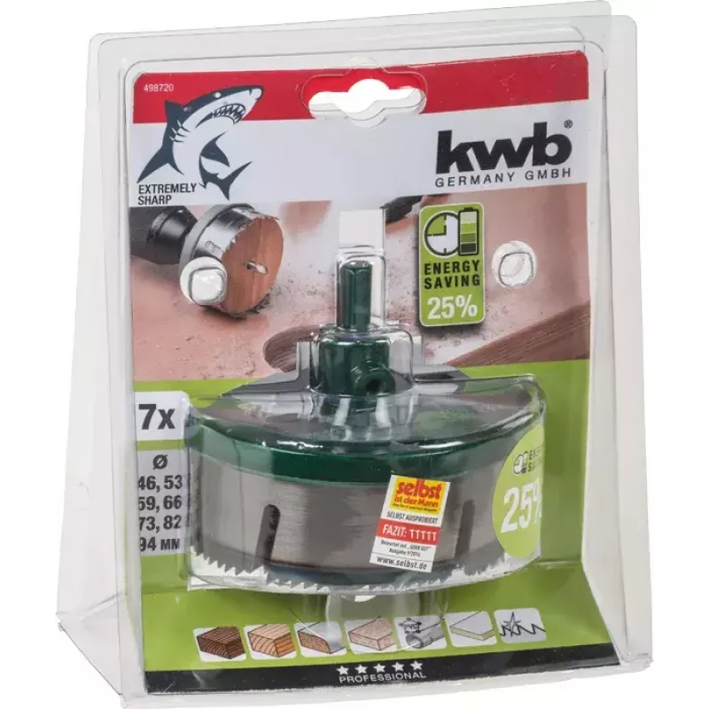 Urbju vainagu komplekts KWB 498720 7 gab.