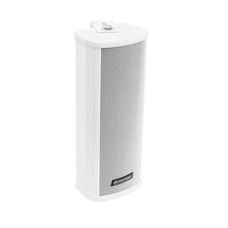 Divvirzienu skaļrunis Omnitronic PCW-10 balts vads 15 W