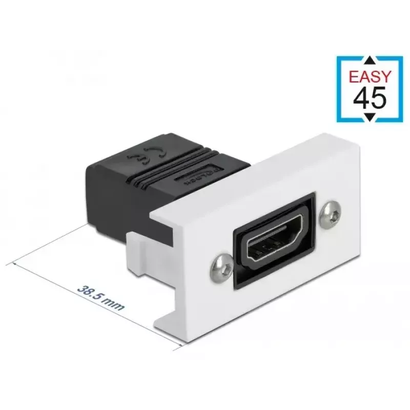 HDMI modulis DeLOCK Easy 45 taisns 22,5 x 45 mm