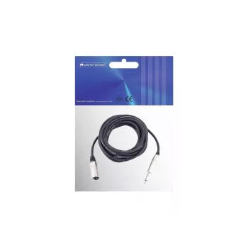 Audio kabelis Omnitronic 3022519D 10 m XLR 3-pin 6,35 mm Melns