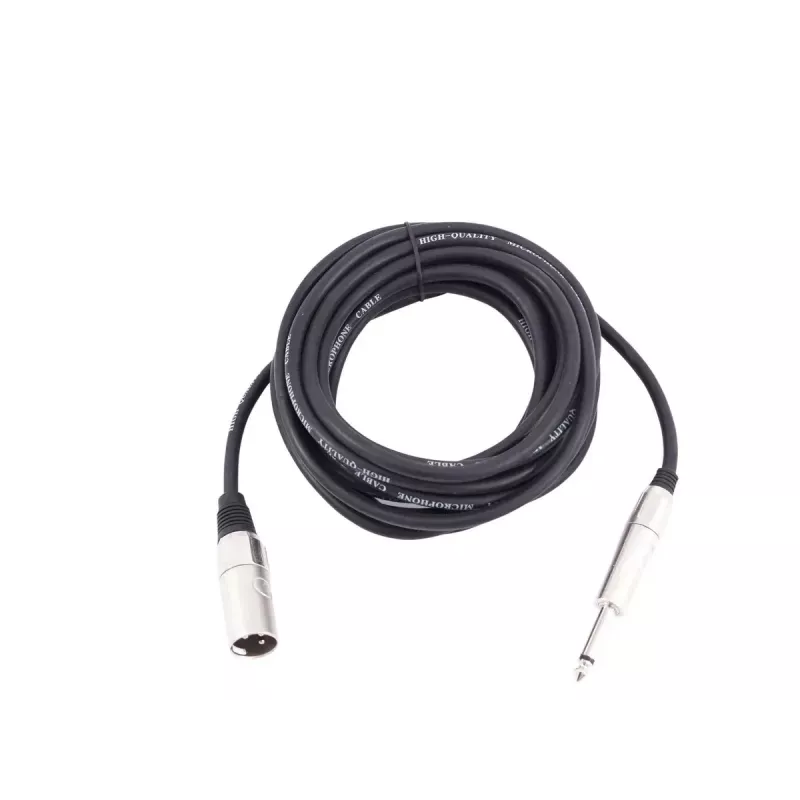 Audio kabelis Omnitronic 3022519D 10 m XLR 3-pin 6,35 mm Melns