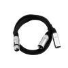 Audio kabelis XLR (3-pin) 2 x XLR (3-pin) Melns Omnitronic 30225204