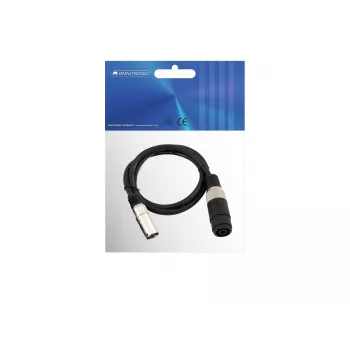 Audio kabelis Omnitronic 30225590 Speakon–XLR 1m Melns