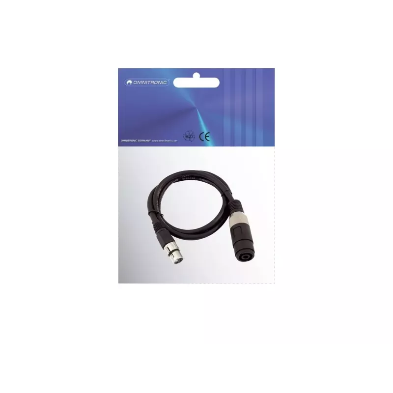 Audio kabelis 1 m Omnitronic 30225600