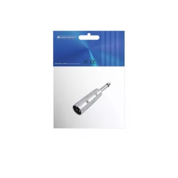 Kabeļa dzimuma pārveidotājs 3-pin XLR uz 6.3 mm Omnitronic 30226450