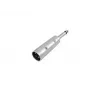 Kabeļa dzimuma pārveidotājs 3-pin XLR uz 6.3 mm Omnitronic 30226450