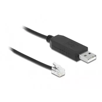 DeLOCK 66738 USB–RS-232 RJ10 adaptera kabelis Meade Autostar teleskopam