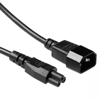 Strāvas vads C14 uz C5 1m ACT Melns 250V 2.5A