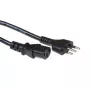 Strāvas kabelis ACT Powercord Itālijas spraudnis - C13 melns 1,8 m