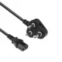 Strāvas vads ACT Powercord India/SA spraudnis - C13 melns 2,5 m