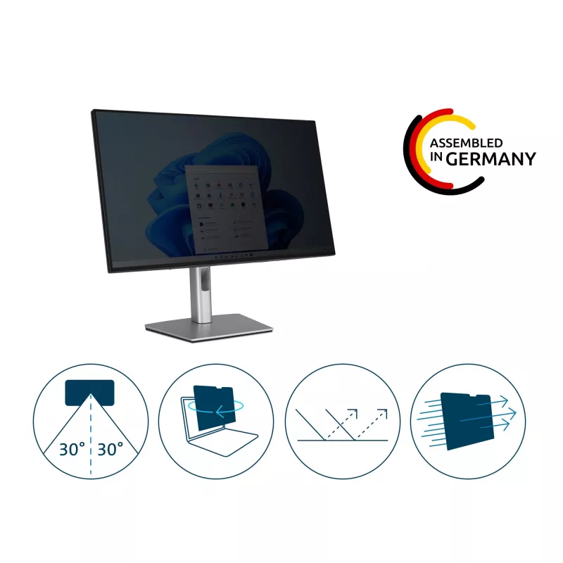 Kensington 2-way noņemams privātuma ekrāna filtrs 24.5 inch monitoriem 16:9