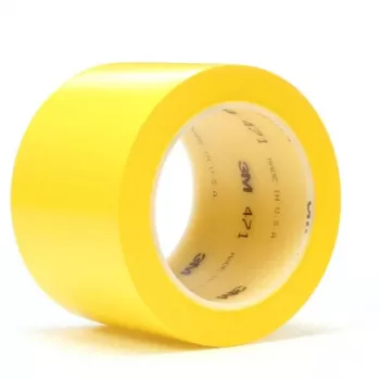 3M 7000028852 dzeltenā PVC līmlente 50 m