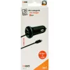 Auto lādētājs 2GO 797170 Universāls Melns Cigaretes šķiltavas 12/24V USB 1.4m