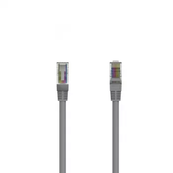 Hama 00300022 tīkla kabelis 10 m Cat5e U/UTP pelēks
