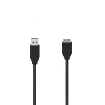Hama 00300064 USB kabelis USB 3.2 Gen 1 (3.1 Gen 1) 0,75 m Micro-USB B USB A Melns