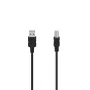 Hama 00300065 USB kabelis USB 2.0 1.5 m USB A USB B Pelēks