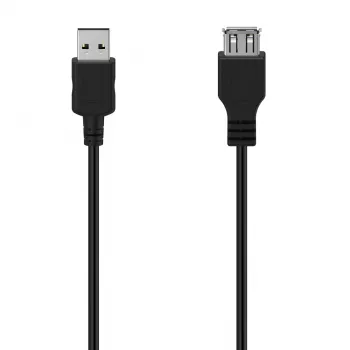 Hama 00300073 USB kabelis USB 2.0 3 m USB A Melns