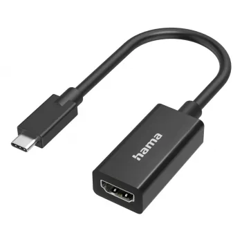 Video adapteris HAMA USB-C uz HDMI Ultra‑HD 4K (00300087) — pasīvs savienojums video/audio