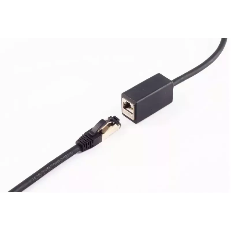 Tīkla kabelis ShiverPeaks BS08-44015 Cat8.1 F/FTP 0,5m Melns