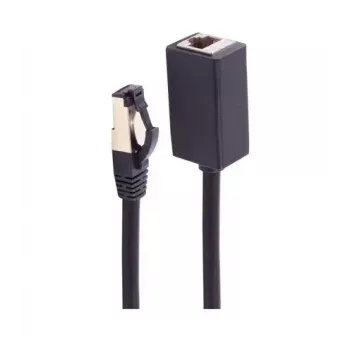 Tīkla kabelis ShiverPeaks BS08-44015 Cat8.1 F/FTP 0,5m Melns