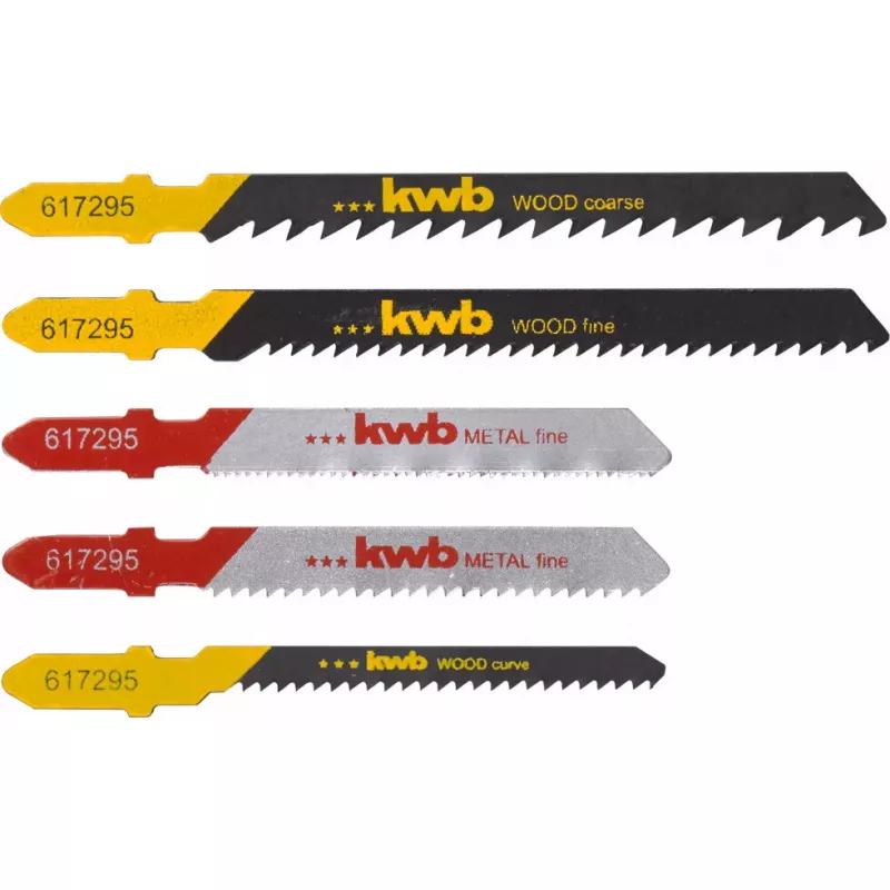 Finziera asmens komplekts KWB 617295 HCS tērauds 5 gab.