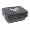 Vienreizējās lietošanas pārtikas uzglabāšanas trauks Papstar 96552, polipropilēns, melns, 227x178x45 mm