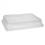 Papstar 96555 vienreizējās lietošanas pārtikas uzglabāšanas trauks Caurspīdīgs PET 234x187x20mm