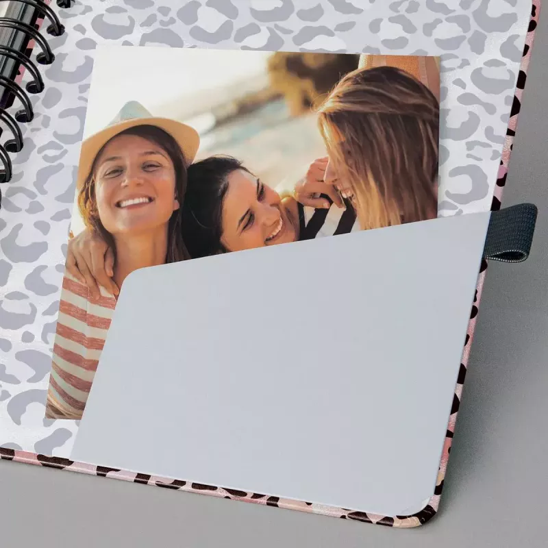 Sigel Jolie JN653 rakstāmklade A5 120 lapas Apricot Black Pink